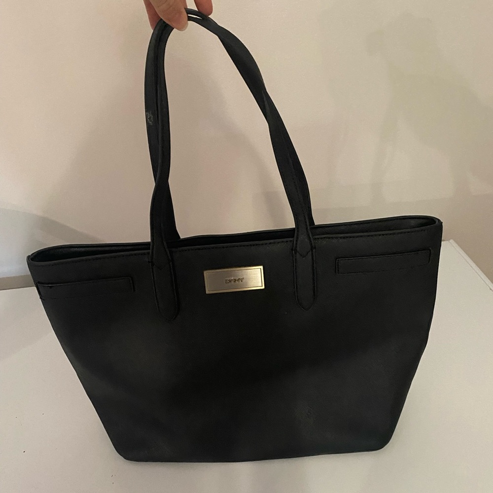 DKNY Black Leather Tote bag